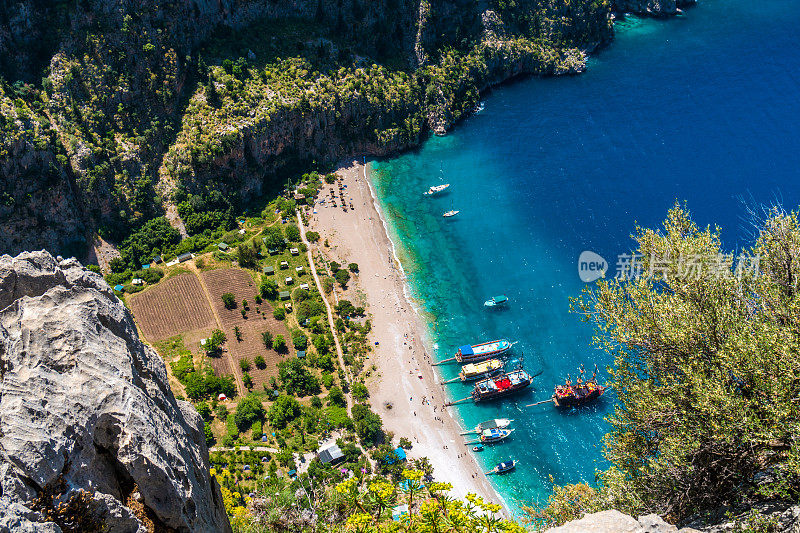 蝴蝶谷。Fethiye /土耳其